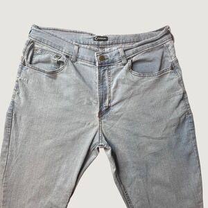 Origin Jeans Mens 36x30 Fighter Fit Delta68 Light Blue Stretch Made in USA